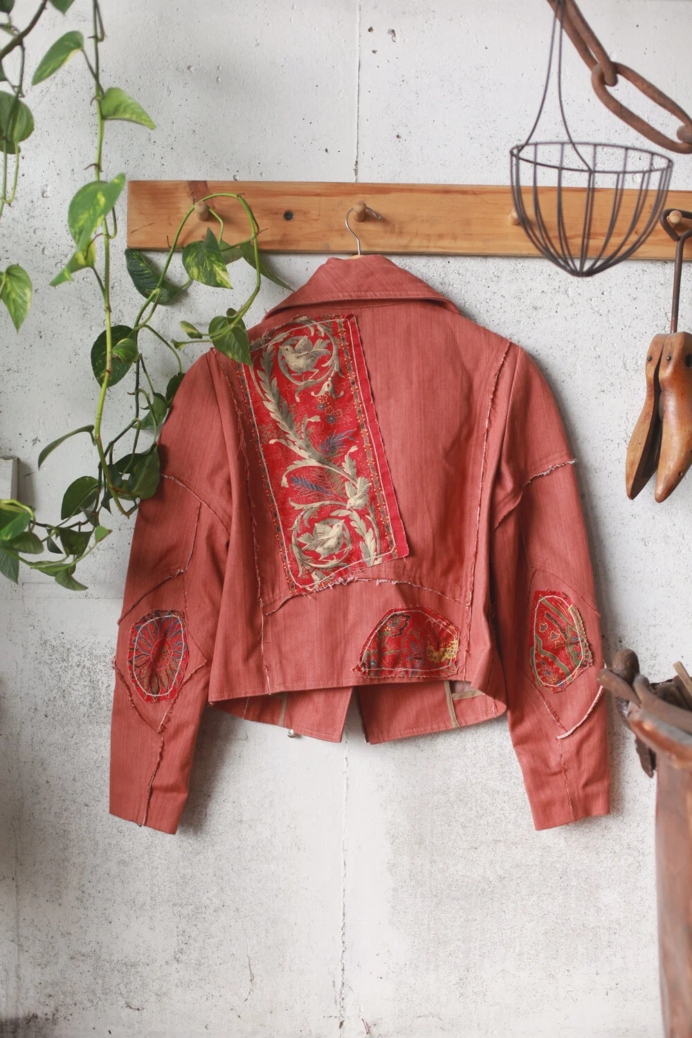ジャケット・アウター ANTIQUE DUSTY DYE LINEN OVER JACKET ジャケット・アウター ANTIQUE DUSTY DYE LINEN OVER JACKET